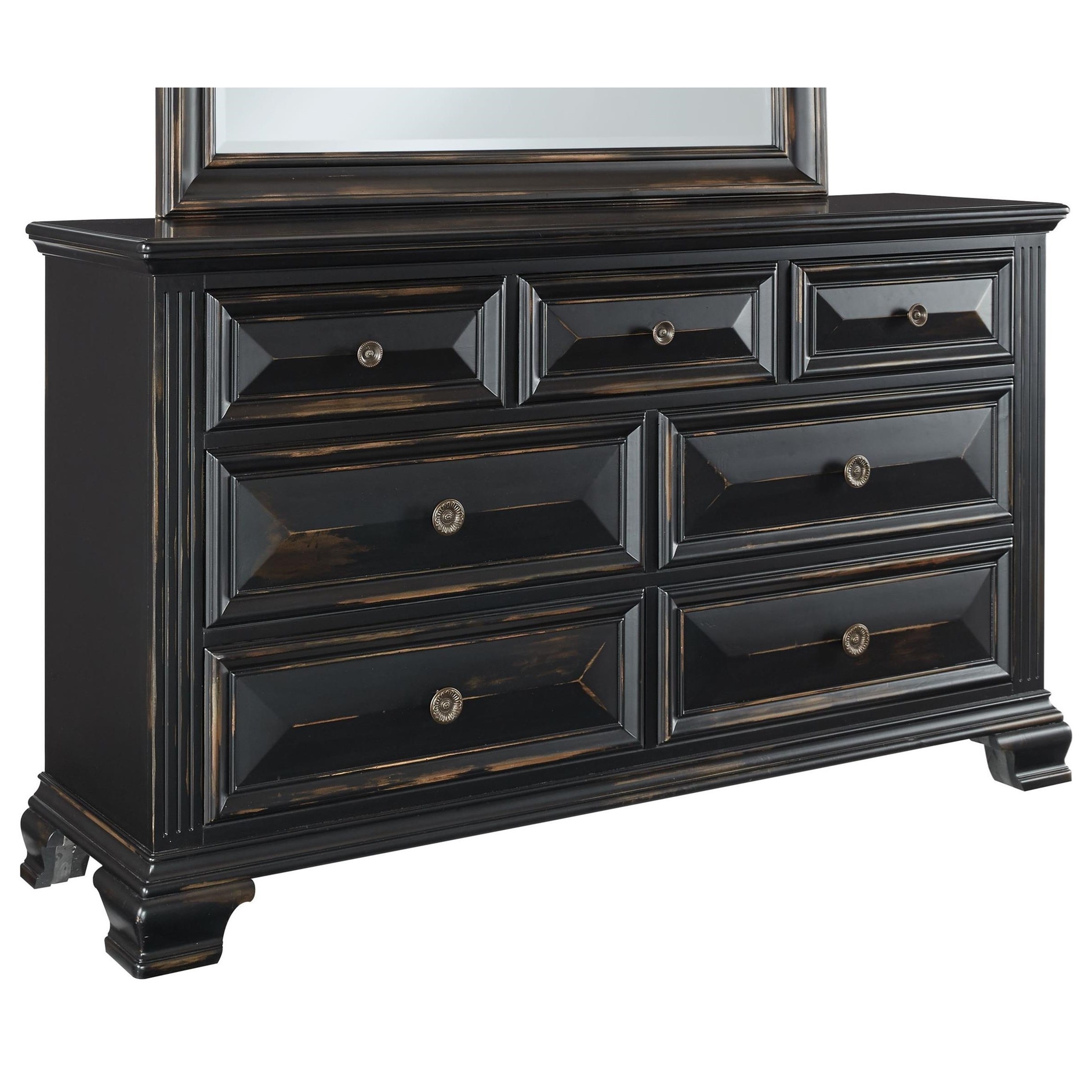 Standard Furniture Passages Regal Seven Drawer Dresser Darvin